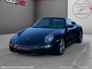Porsche 911 carrera 4 cabriolet 997 4 s cabriolet 3.8i tiptronic s a pack chrono siege chauffant electrique echappement...