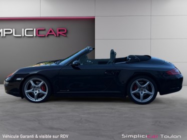 Porsche 911 carrera 4 cabriolet 997 4 s cabriolet 3.8i tiptronic s a pack chrono siege chauffant electrique echappement...