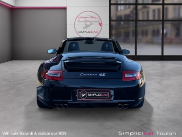 Porsche 911 carrera 4 cabriolet 997 4 s cabriolet 3.8i tiptronic s a pack chrono siege chauffant electrique echappement...