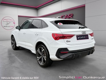 Audi q3 sportback 35 tfsi 150 ch s tronic 7 s line sièges chauffants carplay virtual cockpit occasion simplicicar dunkerque...
