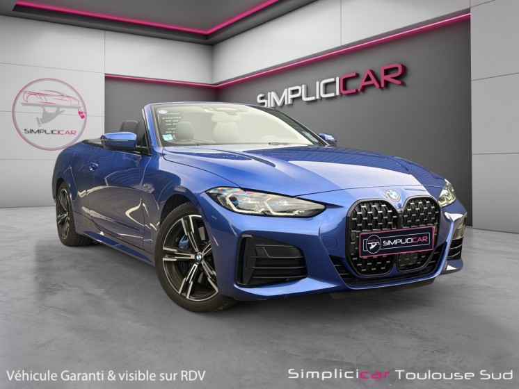 Bmw serie 4 cabriolet g23 m440i xdrive 374 ch bva8 entretien complet bmw garantie bmw 12 mois occasion simplicicar toulouse... Bmw serie 4 cabriolet g23 m440i xdrive 374 ch bva8 entretien complet bmw garantie bmw 12 mois occasion simplicicar toulouse...