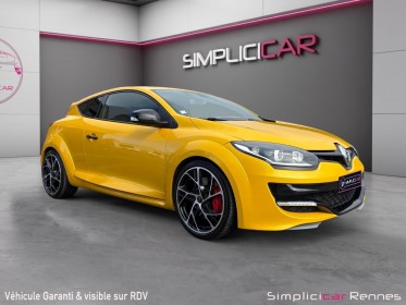 Renault megane iii coupe rs 2.0 265ch - jaune sirius - bose - jantes steev 19 - suivi complet occasion simplicicar rennes...