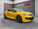 Renault megane iii coupe rs 2.0 265ch - jaune sirius - bose - jantes steev 19 - suivi complet occasion simplicicar rennes...