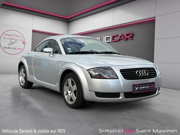 Audi tt coupe 1.8t / kilomÉtrage d'origine / carnet d'entretien disponible occasion simplicicar st-maximin simplicicar...