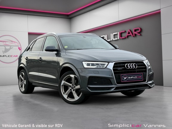 Audi q3 q3 2.0 tdi 150 ch s tronic 7 quattro s line attelage garantie 12 mois occasion scl 56 - simplicicar vannes...