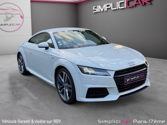 Audi tt coupe 1.8 tfsi 180 s tronic 7 s line - garantie 12 mois - siÈges chauffant - apple carplay occasion paris 17ème...