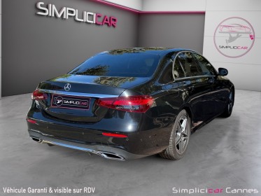 Mercedes classe e 220 d 9g-tronic amg line occasion cannes (06) simplicicar simplicibike france
