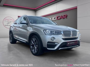 Bmw x4 f26 xdrive35i 306ch xline toit ouvrant caméra de recul feux directionnels garantie 12 mois occasion montpellier (34)...
