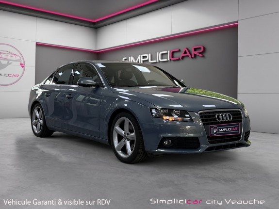 Audi a4 a4 2.0 tdi 143 s line radar av arr / attelage / bluetooth occasion simplicicar veauche simplicicar simplicibike france