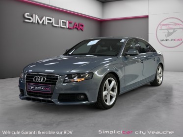 Audi a4 a4 2.0 tdi 143 s line radar av arr / attelage / bluetooth occasion simplicicar veauche simplicicar simplicibike france