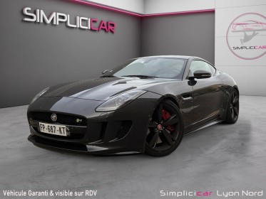 Jaguar f-type coupe v8 5l essence suralimente 550 ch bva8 awd r   carplay / camera de recul occasion simplicicar lyon nord ...