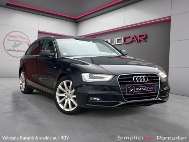 Audi a4 avant 2.0 tdi - 16v turbo s-line occasion simplicicar pontarlier simplicicar simplicibike france