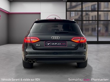 Audi a4 avant 2.0 tdi - 16v turbo s-line occasion simplicicar pontarlier simplicicar simplicibike france