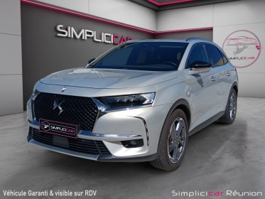 Ds ds7 crossback 1.6 thp hybride e-tense 225ch eat8 / finition rivoli / toit ouvrant / full options / couleur gris/beige...