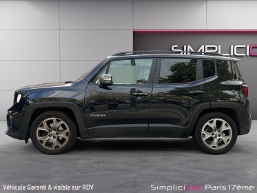 Jeep renegade 1.3 gse t4 150 ch bvr6 limited -cuire complet-camera de reucle et car play-garantie 12 mois occasion paris...