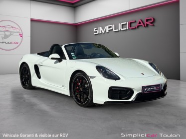 Porsche boxster 981 3.4i gts 330ch - pdk - pack chrono - 9800km - garantie 12 mois occasion simplicicar toulon est...