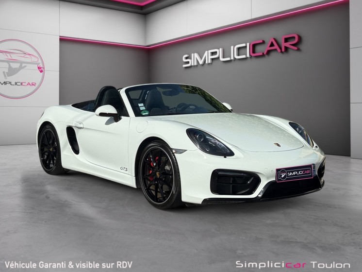 Porsche boxster 981 3.4i gts 330ch - pdk - pack chrono - 9800km - garantie 12 mois occasion simplicicar toulon est...