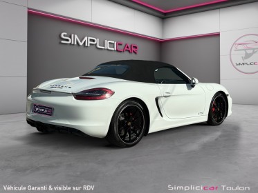 Porsche boxster 981 3.4i gts 330ch - pdk - pack chrono - 9800km - garantie 12 mois occasion simplicicar toulon est...