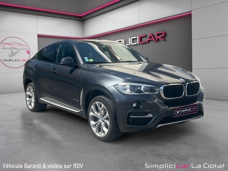 Bmw x6 f16 xdrive30d 258 ch exclusive a / entretien bmw complet / etat irréprochable occasion simplicicar la ciotat...