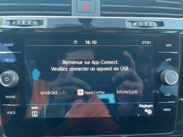 Volkswagen golf hybride rechargeable 1.4 tsi 204 dsg6 gte apple carplay caméra de recul démarrage sans clé garantie 12...