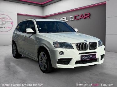 Bmw x3 f25 xdrive30d 258ch m-sport - bva - toit ouvrant - chaîne distri ok occasion simplicicar toulon est simplicicar...