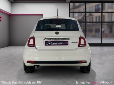 Fiat 500 70ch gelato, craplay, radar av/ar, climatisation, garantie 12 mois. occasion simplicicar villejuif  simplicicar...