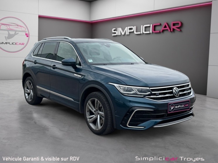 Volkswagen tiguan 1.4 ehybrid 245ch dsg6 r-line exclusive toit ouvrant keyless go full cuir garantie 12 mois occasion...