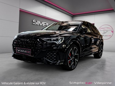 Audi rs q3 sportback 2.5 tfsi 400 ch s tronic 7 pack vmax frein ceramique toit ouvrant garantie 12 mois entretien audii...