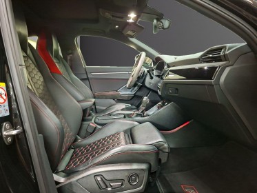 Audi rs q3 sportback 2.5 tfsi 400 ch s tronic 7 pack vmax frein ceramique toit ouvrant garantie 12 mois entretien audii...