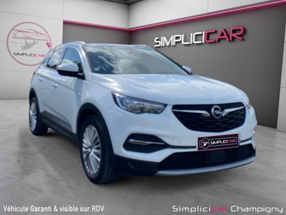 Opel grandland x 1.2 turbo 130 ch ecotec elite carplay - climatisation-aide au stationnement occasion champigny-sur-marne...