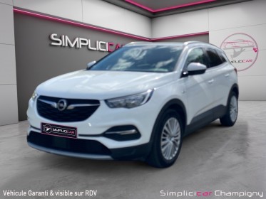 Opel grandland x 1.2 turbo 130 ch ecotec elite carplay - climatisation-aide au stationnement occasion champigny-sur-marne...