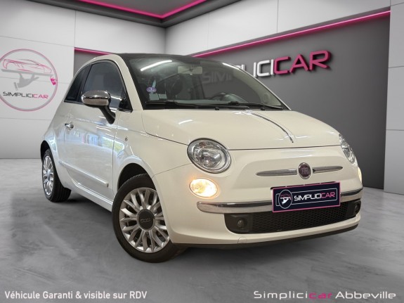 Fiat 500 1.2 8v 69 ch lounge moteur neuf sous garantie occasion abbeville simplicicar simplicibike france