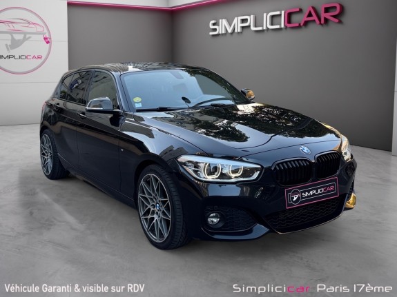 Bmw serie 1 f20 lci2 120d 190 ch m sport - garantie 12 mois - apple carplay - black panel - camÉra de recul occasion paris...