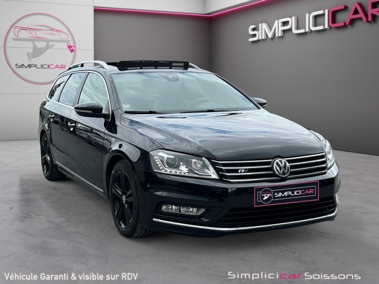Volkswagen passat sw 2.0 tdi 177 ch bluemotion technology 4motion r-line dsg6 - cuir/to/attelage/caméra - garantie 12 mois...