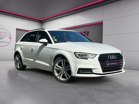 Audi a3 sportback design luxe 35 tdi 150 s tronic, intérieur cuir, carplay, caméra, clignos ar dynamique, garantie 12 mois...