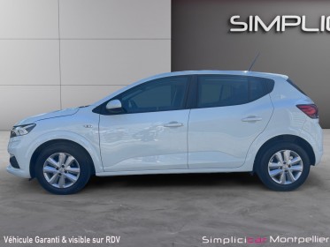 Dacia sandero sce 65 expression garantie 12 mois carplay régulateur climatisation faible consommation occasion montpellier...