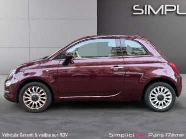Fiat 500 my17 1.2 69 ch eco pack lounge occasion paris 17ème (75)(porte maillot) simplicicar simplicibike france