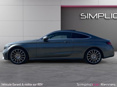 Mercedes classe c coupe 220 d amg line 9g-tronic toit ouvrant, carplay, burmester, régulateur de vitesse... occasion...