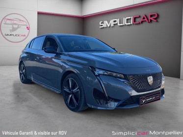 Peugeot 308 130ch ss eat8 gt volant chauffant caméra 360 virtual cockpit garantie 12 mois occasion montpellier (34)...