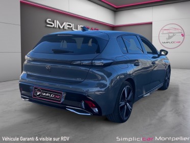 Peugeot 308 130ch ss eat8 gt volant chauffant caméra 360 virtual cockpit garantie 12 mois occasion montpellier (34)...