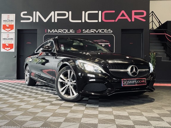 Mercedes classe c coupe 220 d 9g-tronic fascination - entretien mercedes - garantie 12 mois occasion  simplicicar aix les...