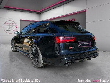 Audi rs6 avant performance v8 4.0 tfsi 605 quattro occasion  simplicicar nice - pfvauto simplicicar simplicibike france