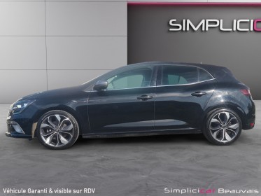 Renault megane iv berline blue dci 150 edc gt-line occasion parc voitures beauvais simplicicar simplicibike france