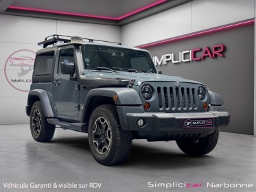 Jeep wrangler 2.8 crd 200 rubicon 10th anniversary a galerie clim auto garantie 12 mois occasion simplicicar narbonne...