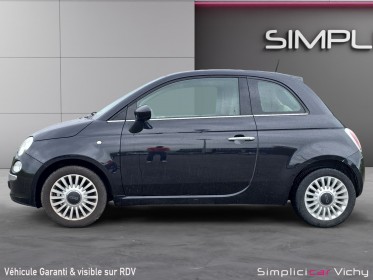Fiat 500 1.2 8v 69 ch lounge toit panoramique courroie à jour garantie 12 mois occasion simplicicar vichy simplicicar...