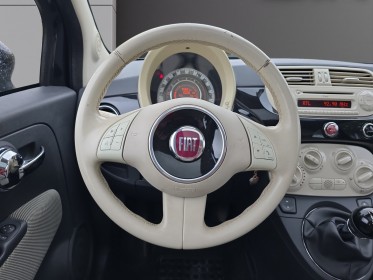 Fiat 500 1.2 8v 69 ch lounge toit panoramique courroie à jour garantie 12 mois occasion simplicicar vichy simplicicar...