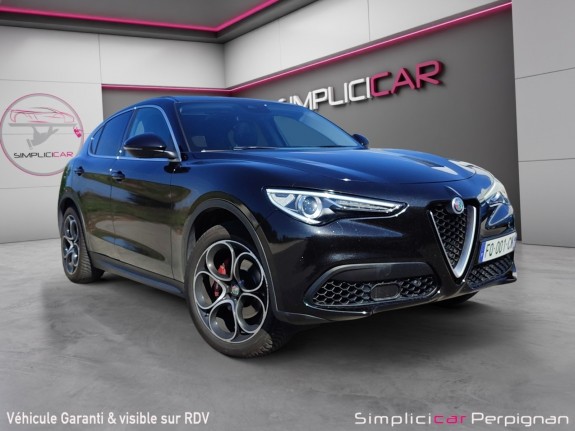 Alfa romeo stelvio my19 2.0t 280 ch q4 at8 lusso - régulateur acc - toit ouvrant panoramique - attelage - ligne rémus -......