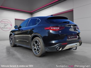 Alfa romeo stelvio my19 2.0t 280 ch q4 at8 lusso - régulateur acc - toit ouvrant panoramique - attelage - ligne rémus -......