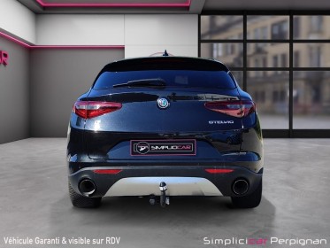 Alfa romeo stelvio my19 2.0t 280 ch q4 at8 lusso - régulateur acc - toit ouvrant panoramique - attelage - ligne rémus -......