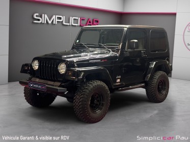 Jeep jeep wrangler 4.0l sport occasion simplicicar pau simplicicar simplicibike france